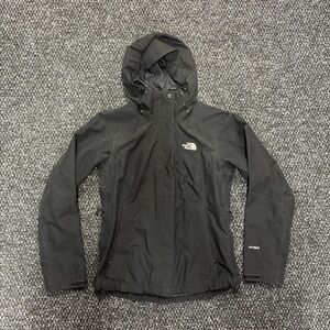 The North Face Women's Black Quilted Jacket with Logo Patch